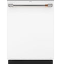 CAFE  Caf? Customfit Stainless Interior Smart Dishwasher With Ultra Wash Top Rack And Dual Convection Ultra Dry, Led Lights, 39 Dba - Matte White (CDT888P4VW2)