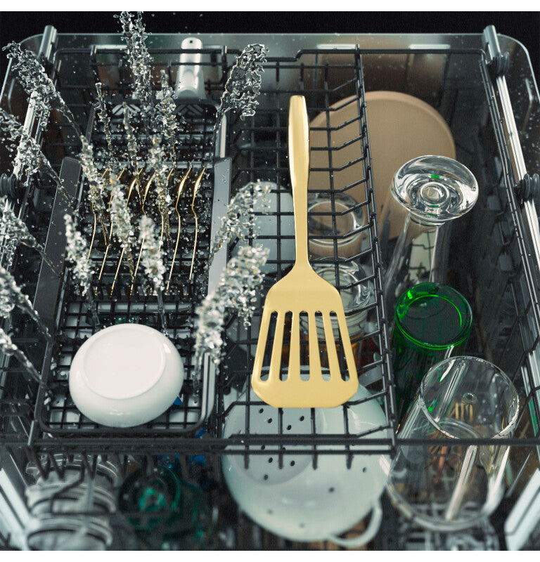 CAFE  Caf? Customfit Stainless Interior Smart Dishwasher With Ultra Wash Top Rack And Dual Convection Ultra Dry, Led Lights, 39 Dba - Matte White (CDT888P4VW2)