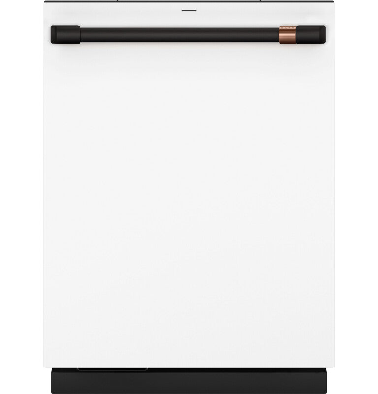 CAFE  Caf? Customfit Stainless Interior Smart Dishwasher With Ultra Wash Top Rack And Dual Convection Ultra Dry, Led Lights, 39 Dba - Matte White (CDT888P4VW2)
