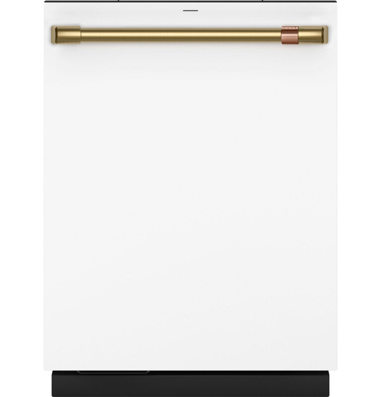 CAFE  Caf? Customfit Stainless Interior Smart Dishwasher With Ultra Wash Top Rack And Dual Convection Ultra Dry, Led Lights, 39 Dba - Matte White (CDT888P4VW2)