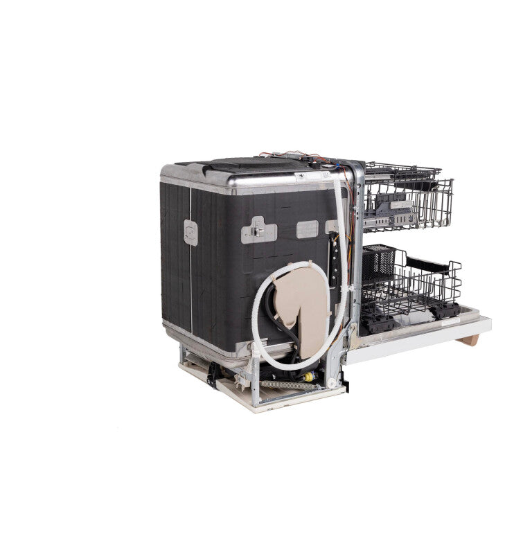 CAFE  Caf? Customfit Stainless Interior Smart Dishwasher With Ultra Wash Top Rack And Dual Convection Ultra Dry, Led Lights, 39 Dba - Matte White (CDT888P4VW2)