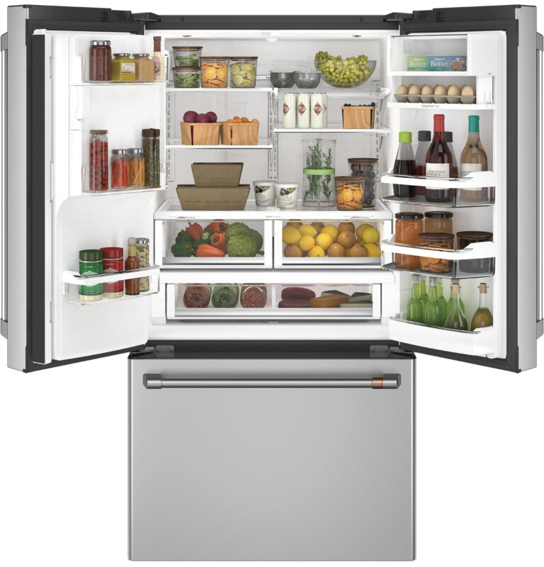 CAFE  Caf? 27.7 Cu. Ft. Smart French-door Refrigerator With Hot Water Dispenser - Stainless Steel (CFE28TP2MS1)