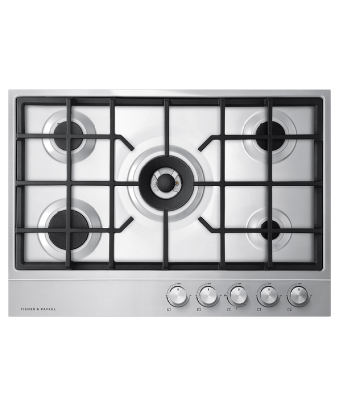 Fisher Paykel  Gas on Steel Cooktop, 30" - Stainless Steel (CG305DNGX1N)