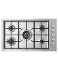 Fisher Paykel  Gas on Steel Cooktop, 36", Flush Fit, LPG - Other (CG365DLPRX2N)