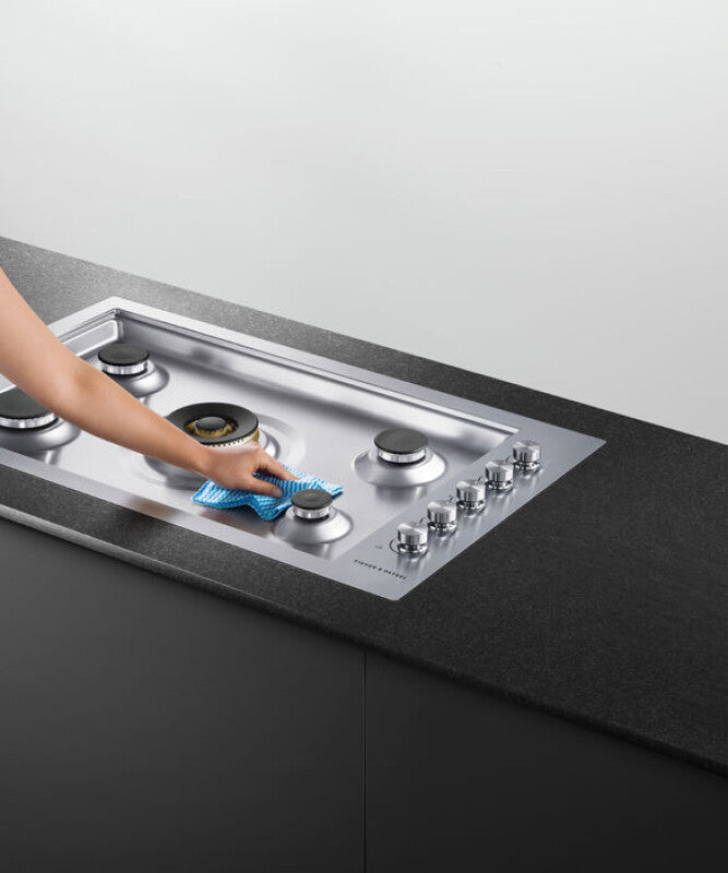 Fisher Paykel  Gas on Steel Cooktop, 36", Flush Fit, LPG - Other (CG365DLPRX2N)