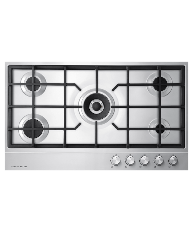 Fisher Paykel  Gas on Steel Cooktop, 36" - Stainless Steel (CG365DNGX1N)