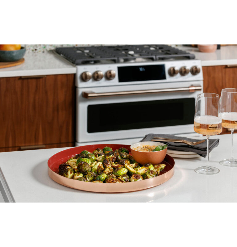 CAFE  Caf? 30" Smart Slide-in, Front-control, Gas Range With Convection Oven - Stainless Steel (CGS700P2MS1)