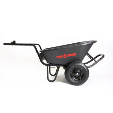 Chore Warrior CW322 Electric Wheelbarrow 350 lb. Capacity 6 Cu. Ft. Poly Tray 24V New