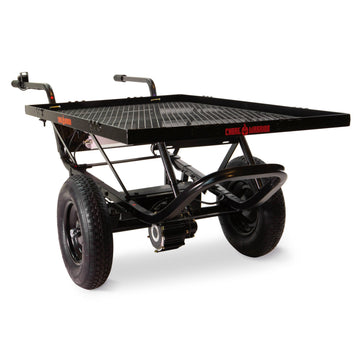 Chore Warrior CW325 Electric Utility Cart 350 lb. Capacity Metal Mesh Deck Removable Sides 24V New