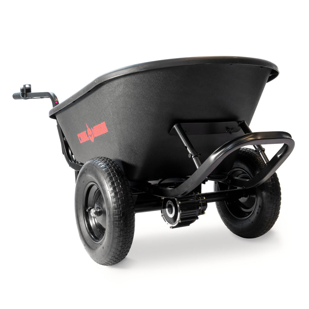 Chore Warrior CW322 Electric Wheelbarrow 350 lb. Capacity 6 Cu. Ft. Poly Tray 24V New