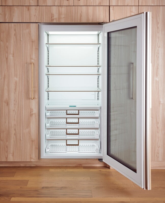 SUB-ZERO  36" Classic Refrigerator with Glass Door - Tubular Handle - Stainless Steel (CL3650RGSTL)