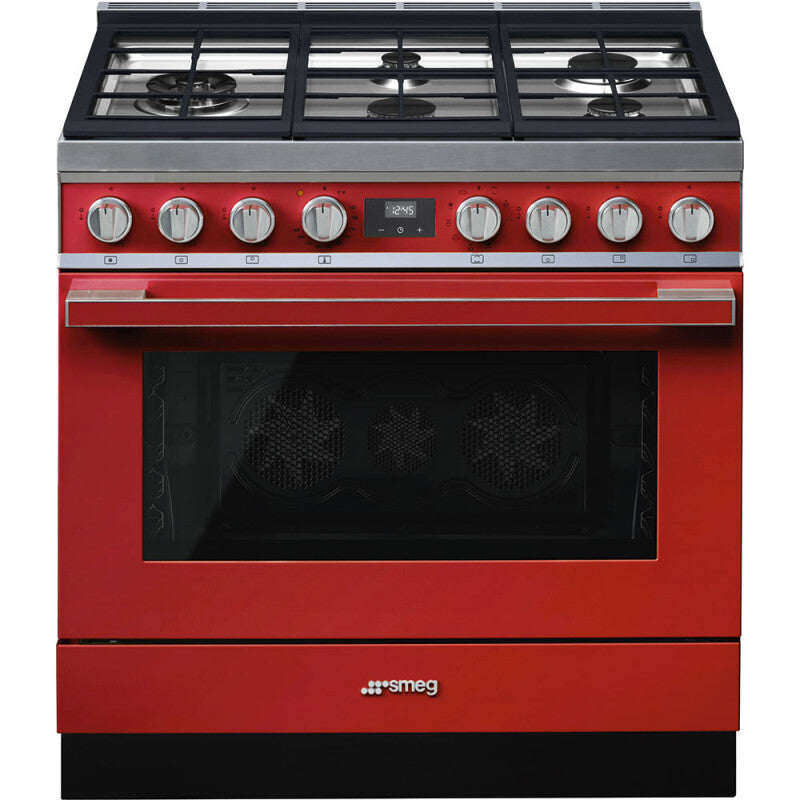 Smeg  Range Portofino - Red (CPF36UGMR)