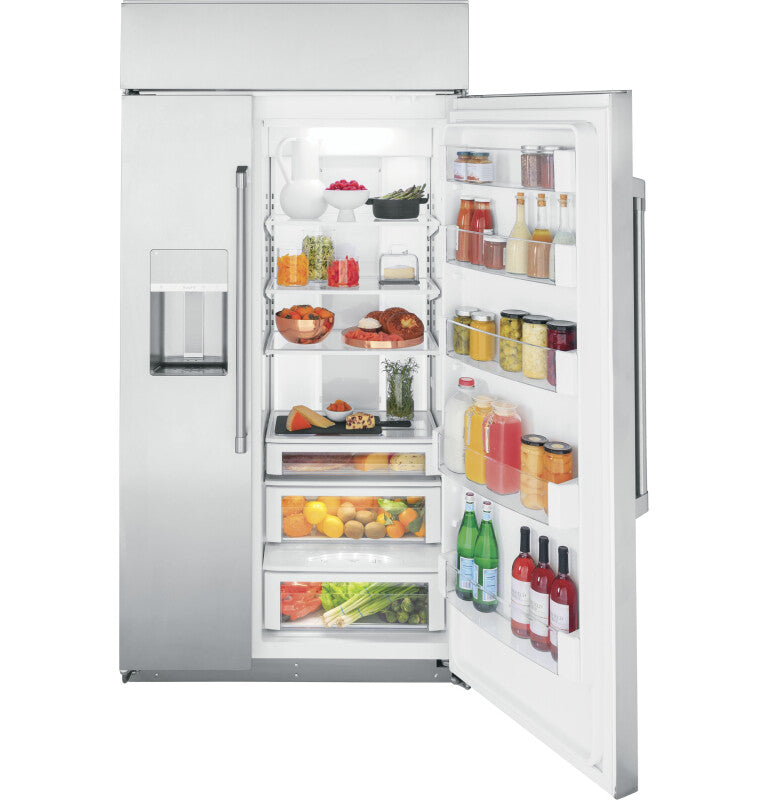CAFE  Caf? 42" Smart Built-in Side-by-side Refrigerator With Dispenser - Stainless Steel (CSB42YP2NS1)