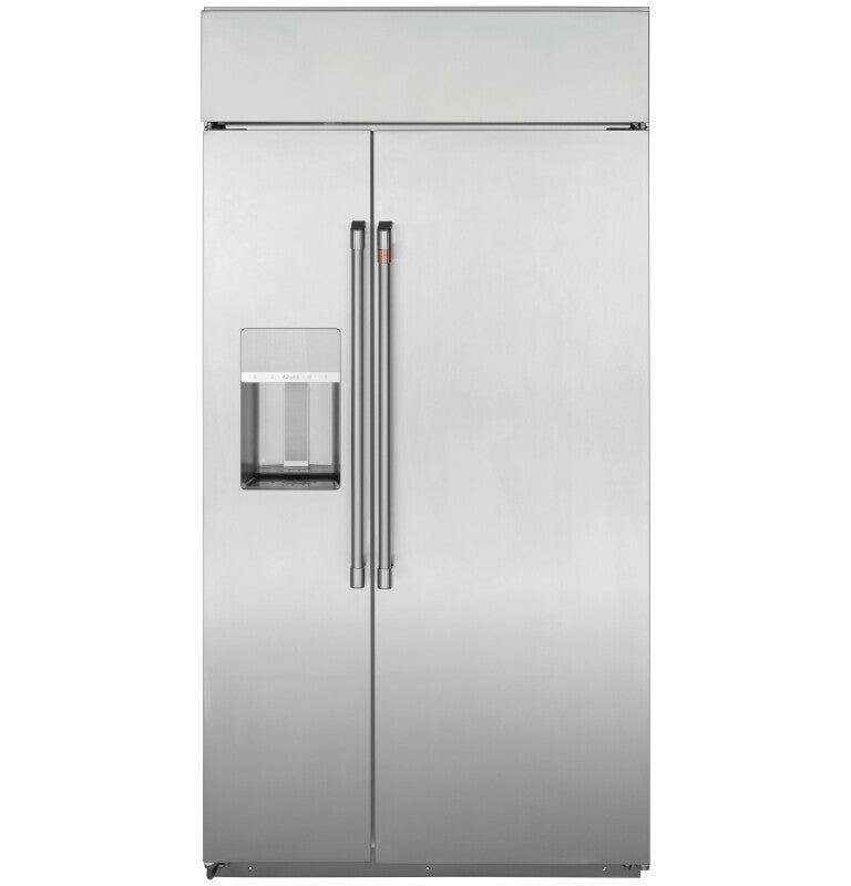 CAFE  Caf? 48" Smart Built-in Side-by-side Refrigerator With Dispenser - Stainless Steel (CSB48YP2NS1)