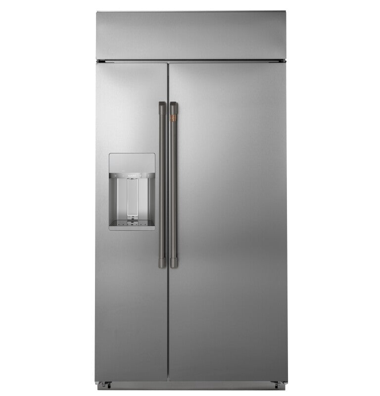 CAFE  Caf? 48" Smart Built-in Side-by-side Refrigerator With Dispenser - Stainless Steel (CSB48YP2NS1)