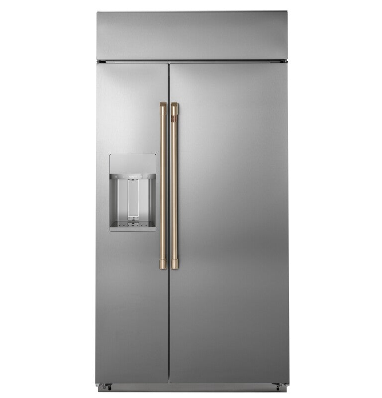 CAFE  Caf? 48" Smart Built-in Side-by-side Refrigerator With Dispenser - Stainless Steel (CSB48YP2NS1)
