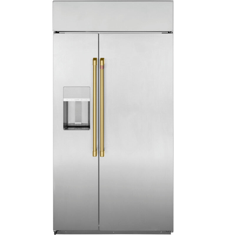CAFE  Caf? 48" Smart Built-in Side-by-side Refrigerator With Dispenser - Stainless Steel (CSB48YP2NS1)