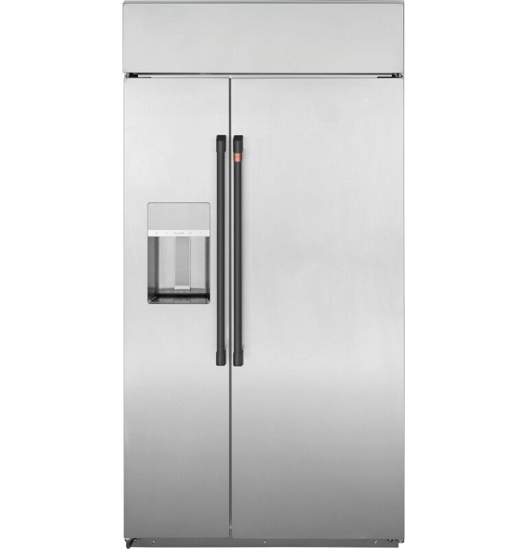 CAFE  Caf? 48" Smart Built-in Side-by-side Refrigerator With Dispenser - Stainless Steel (CSB48YP2NS1)