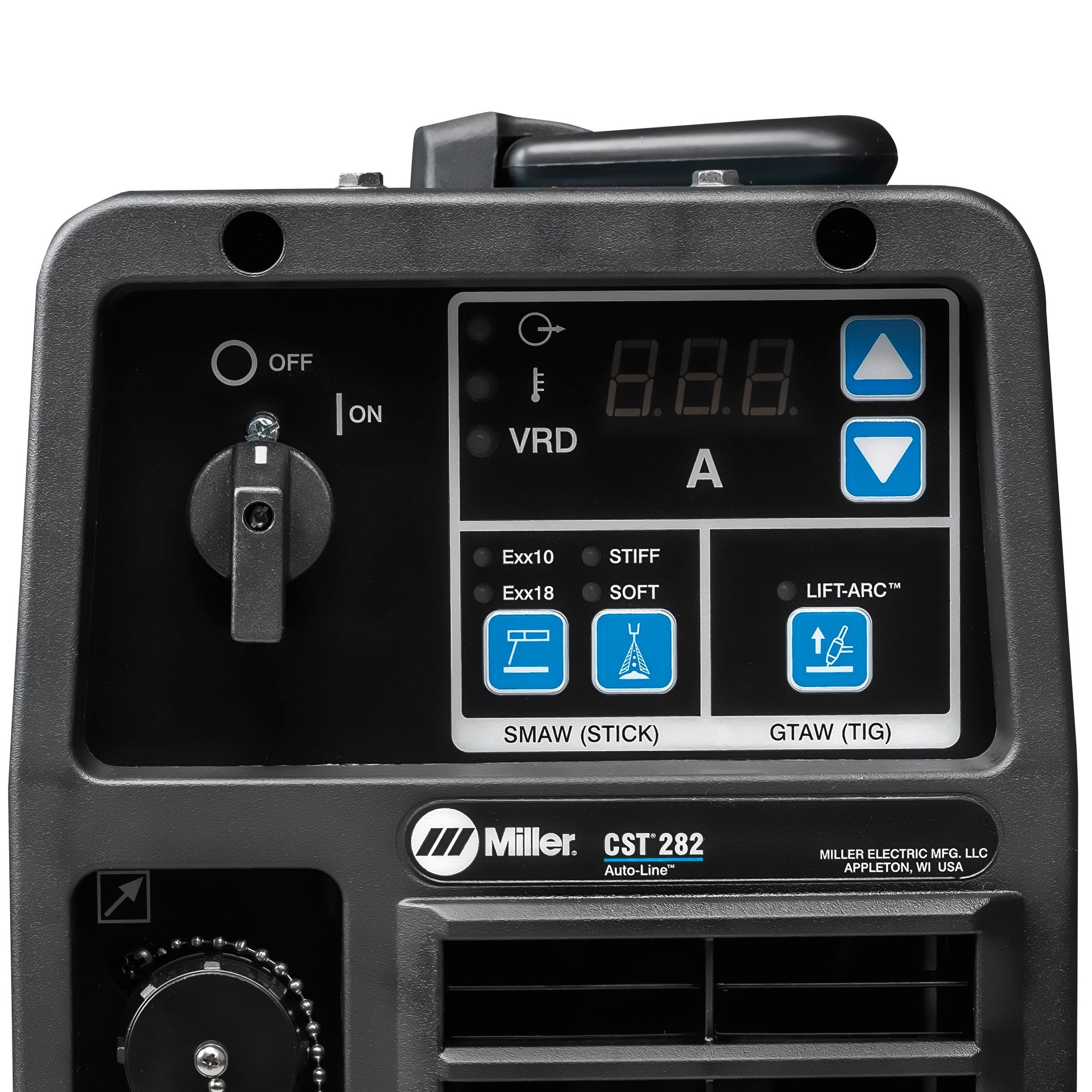 Miller CST 282 Stick/TIG Welder 208-575V, Tweco - 907770