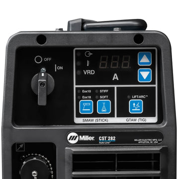 Miller CST 282 Stick/TIG Welder 208-575V, Dinse - 907810
