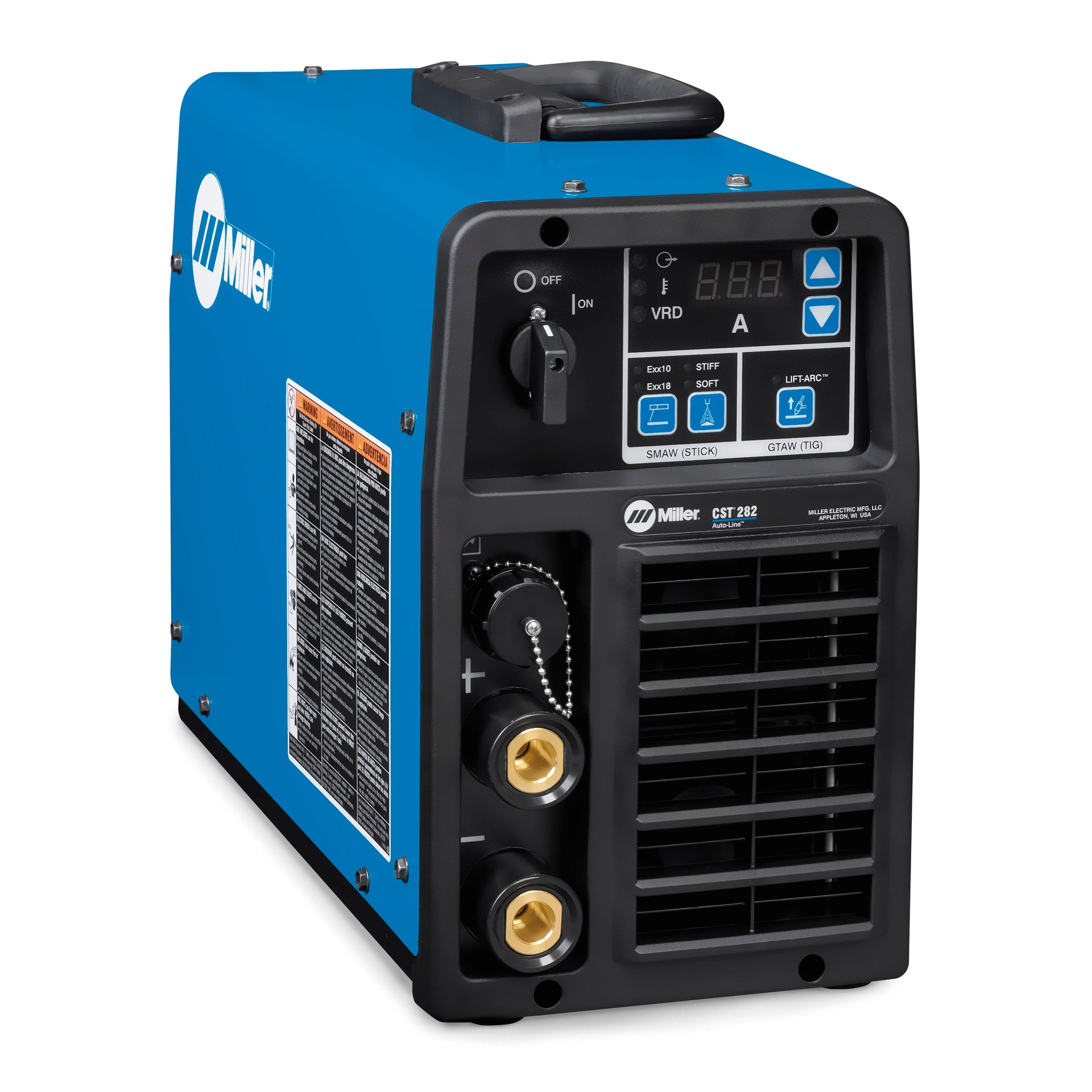 Miller CST 282 Stick/TIG Welder 208-575V, Tweco - 907770