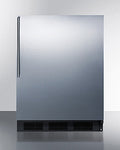 SUMMIT  24" Wide Refrigerator-Freezer - White (CT663BKSSHV)