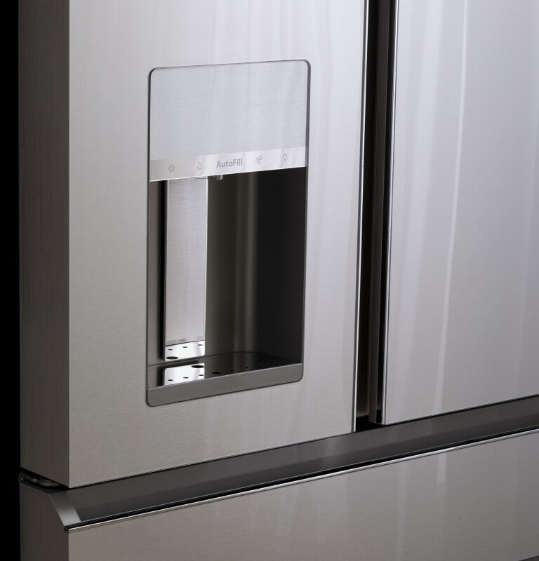CAFE  Caf? 27.8 Cu. Ft. Smart 4-door French-door Refrigerator In Platinum Glass - Platinum Glass (CVE28DM5NS5)