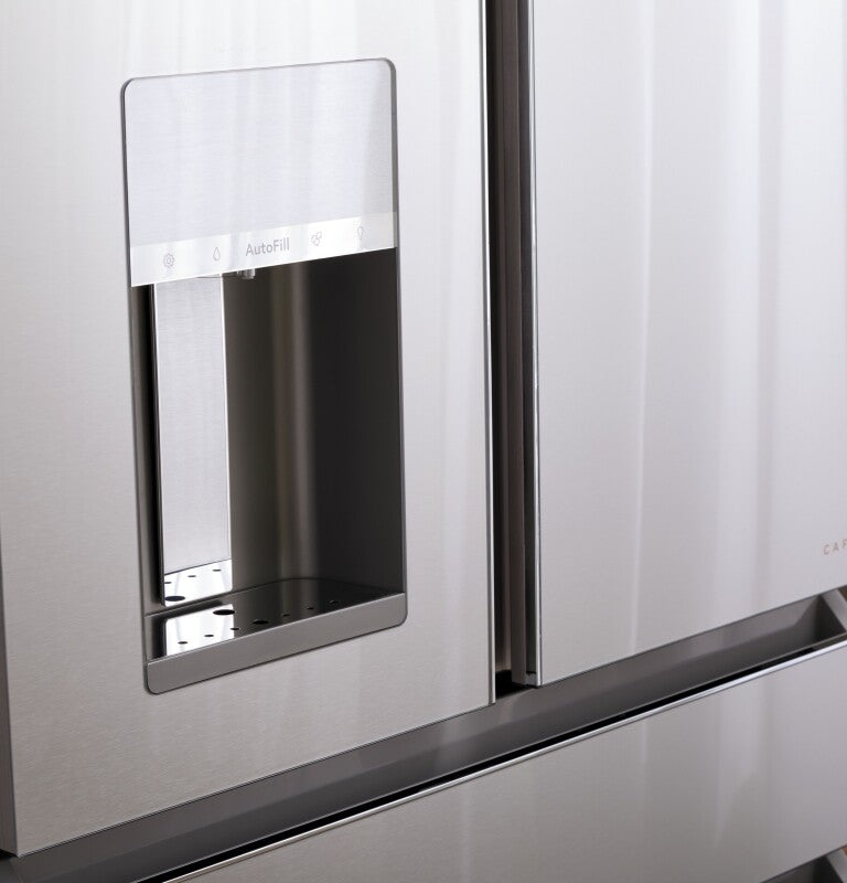 CAFE  Caf? 27.8 Cu. Ft. Smart 4-door French-door Refrigerator In Platinum Glass - Platinum Glass (CVE28DM5NS5)