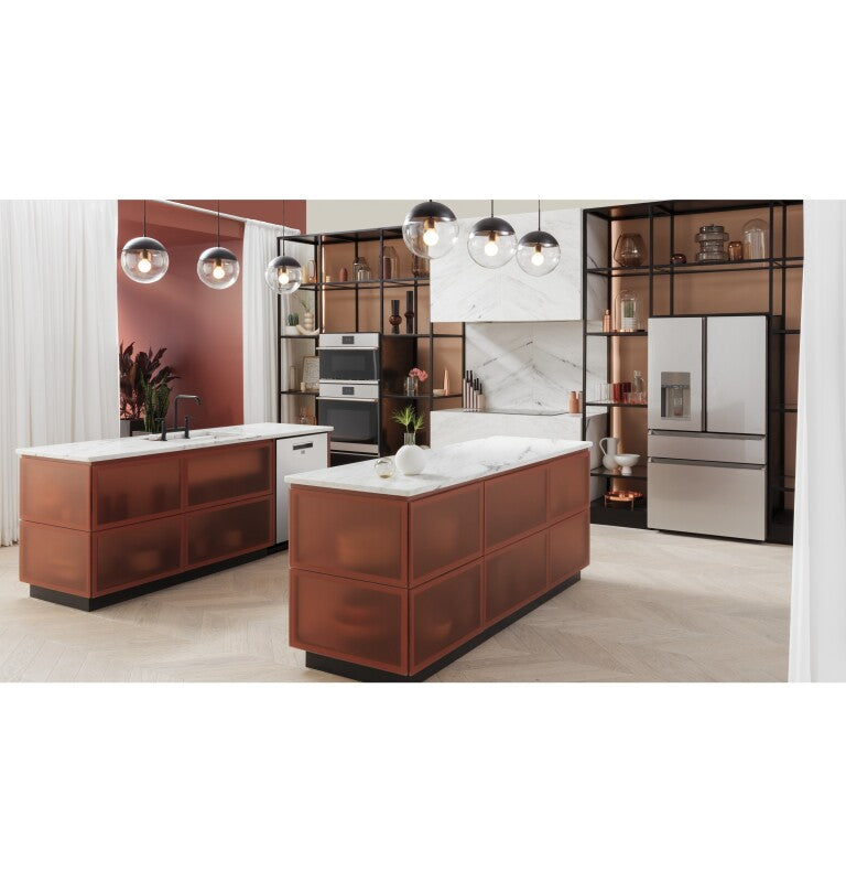 CAFE  Caf? 27.8 Cu. Ft. Smart 4-door French-door Refrigerator In Platinum Glass - Platinum Glass (CVE28DM5NS5)