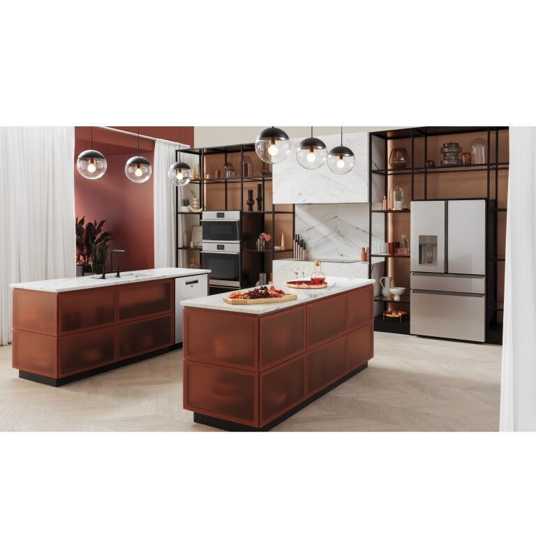 CAFE  Caf? 27.8 Cu. Ft. Smart 4-door French-door Refrigerator In Platinum Glass - Platinum Glass (CVE28DM5NS5)