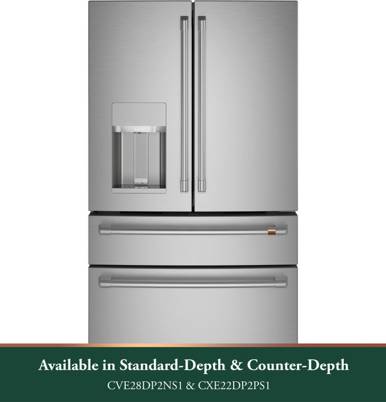 CAFE  Caf? 27.8 Cu. Ft. Smart 4-door French-door Refrigerator - Stainless Steel (CVE28DP2NS1)