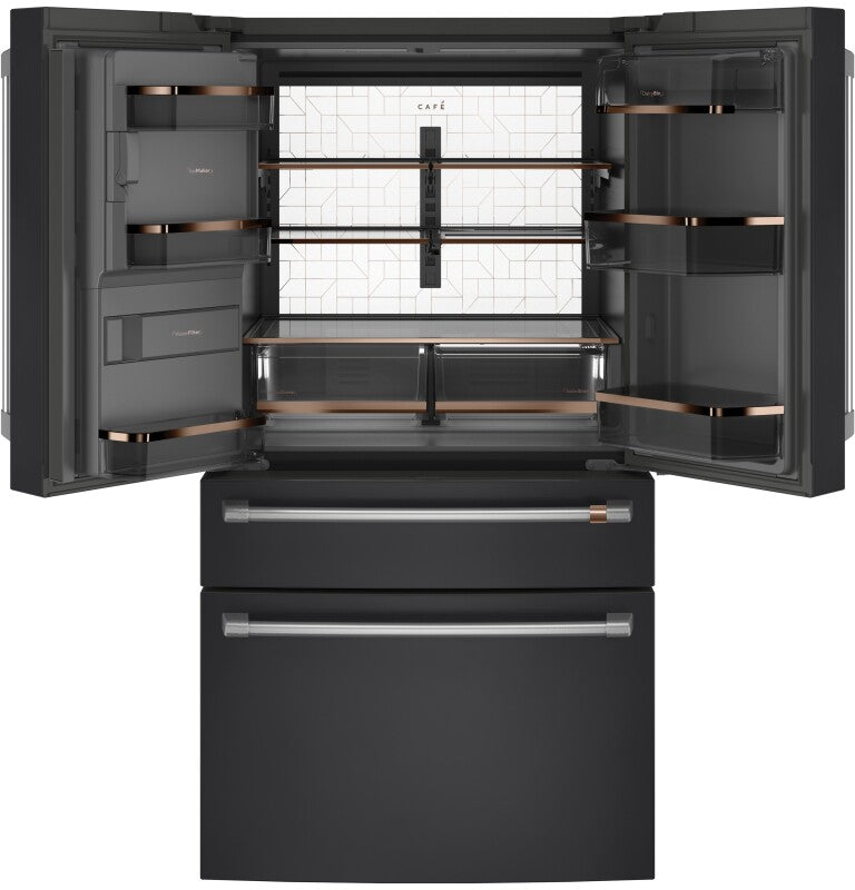 CAFE  Caf? 27.8 Cu. Ft. Smart 4-door French-door Refrigerator - Matte Black (CVE28DP3ND1)