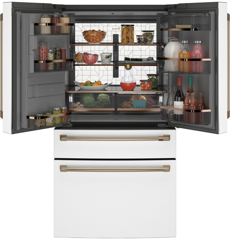 CAFE  Caf? 27.8 Cu. Ft. Smart 4-door French-door Refrigerator - Matte White (CVE28DP4NW2)