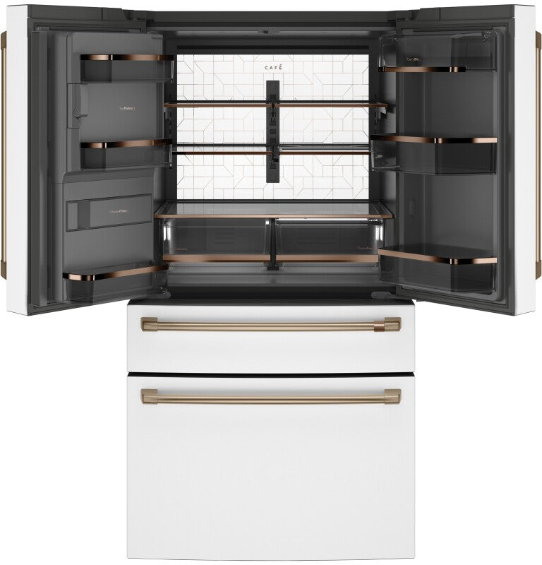 CAFE  Caf? 27.8 Cu. Ft. Smart 4-door French-door Refrigerator - Matte White (CVE28DP4NW2)