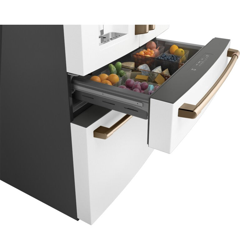 CAFE  Caf? 27.8 Cu. Ft. Smart 4-door French-door Refrigerator - Matte White (CVE28DP4NW2)