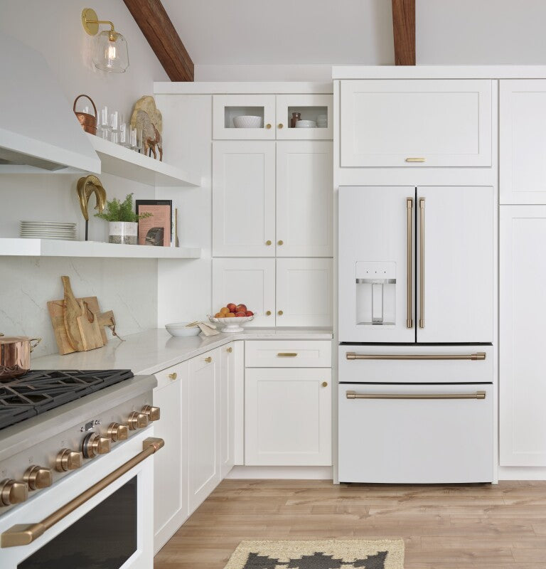 CAFE  Caf? 27.8 Cu. Ft. Smart 4-door French-door Refrigerator - Matte White (CVE28DP4NW2)