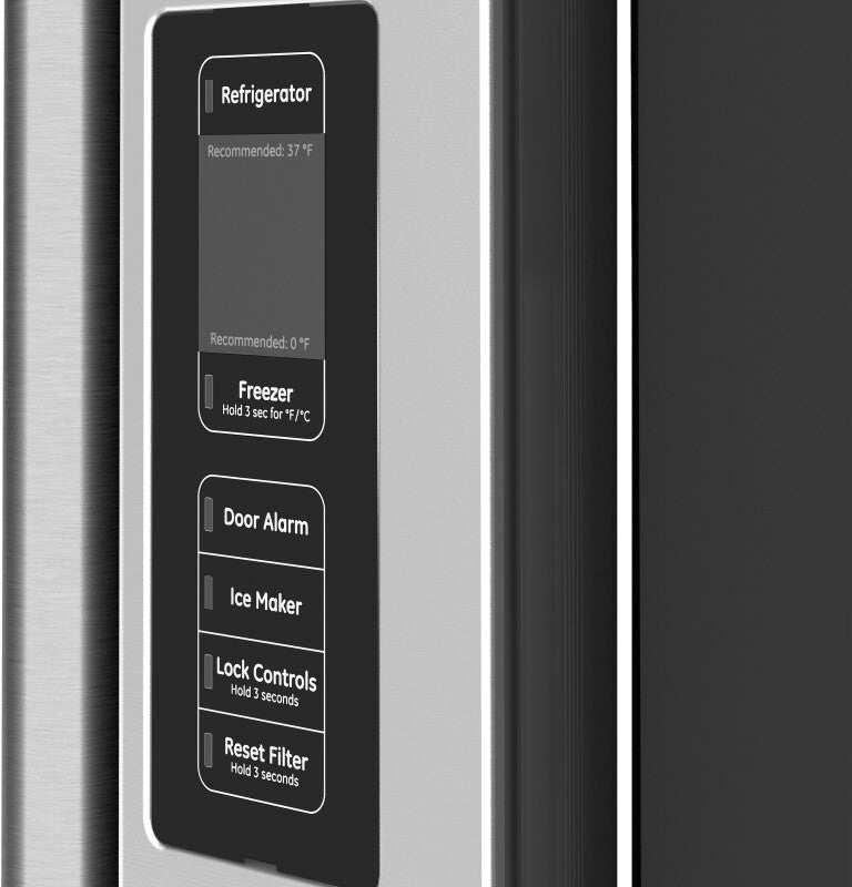 CAFE  Caf? 23.1 Cu. Ft. Smart Counter-depth French-door Refrigerator - Stainless Steel (CWE23SP2MS1)