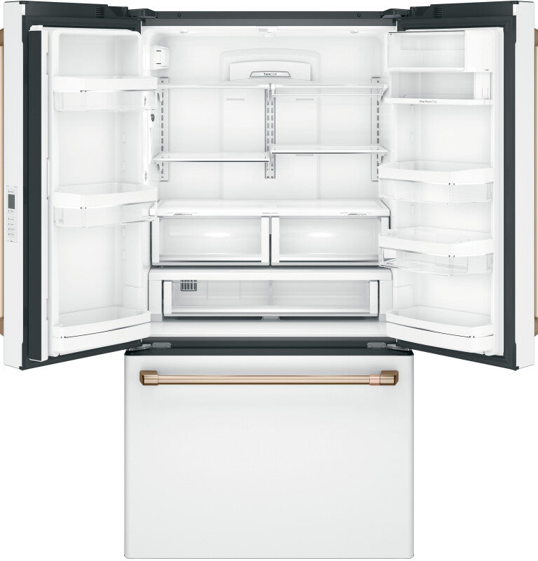 CAFE  Caf? 23.1 Cu. Ft. Smart Counter-depth French-door Refrigerator - Matte White (CWE23SP4MW2)