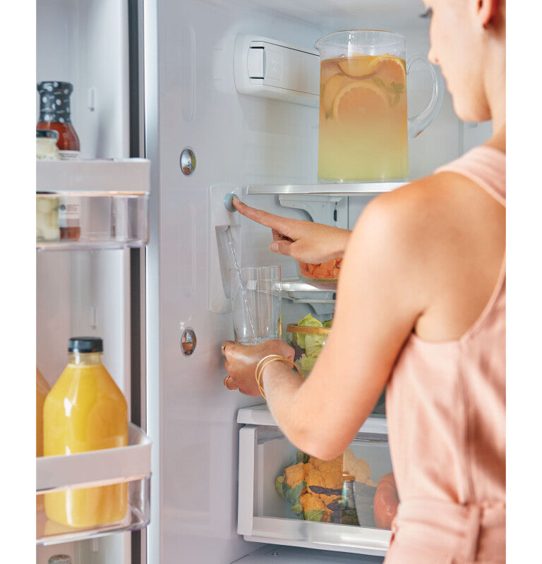 CAFE  Caf? 23.1 Cu. Ft. Smart Counter-depth French-door Refrigerator - Matte White (CWE23SP4MW2)