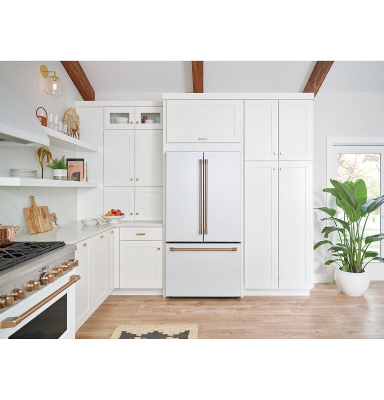 CAFE  Caf? 23.1 Cu. Ft. Smart Counter-depth French-door Refrigerator - Matte White (CWE23SP4MW2)