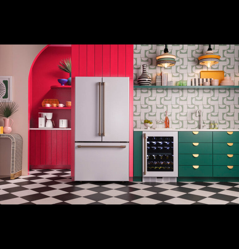 CAFE  Caf? 23.1 Cu. Ft. Smart Counter-depth French-door Refrigerator - Matte White (CWE23SP4MW2)