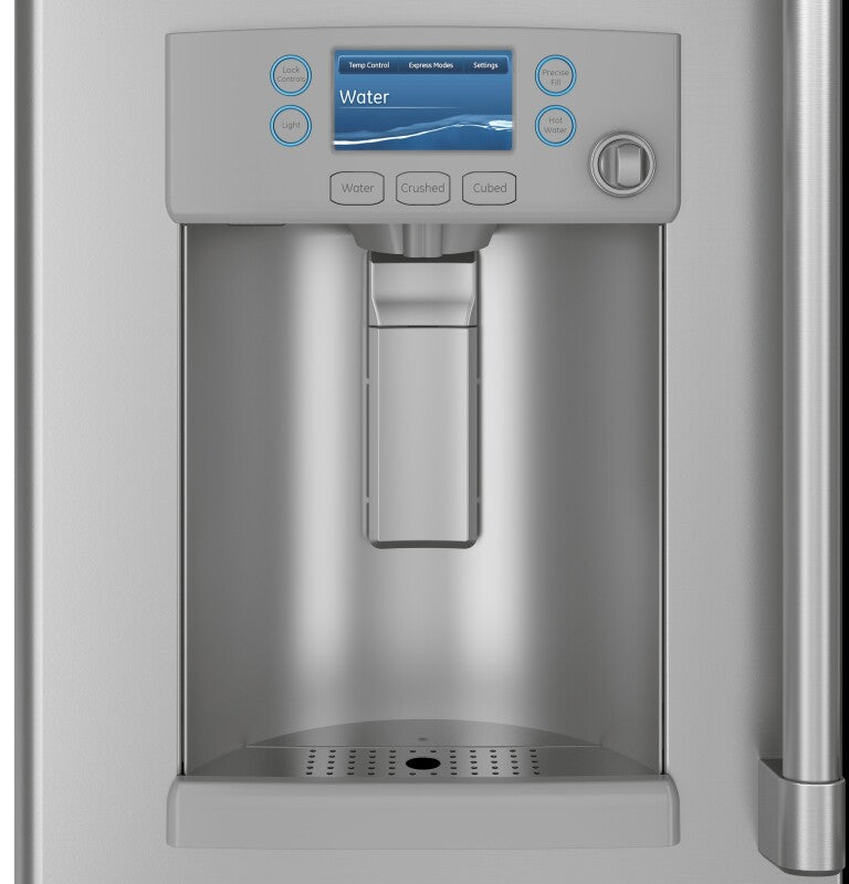 CAFE  Caf? 22.1 Cu. Ft. Smart Counter-depth French-door Refrigerator With Hot Water Dispenser - Stainless Steel (CYE22TP2MS1)