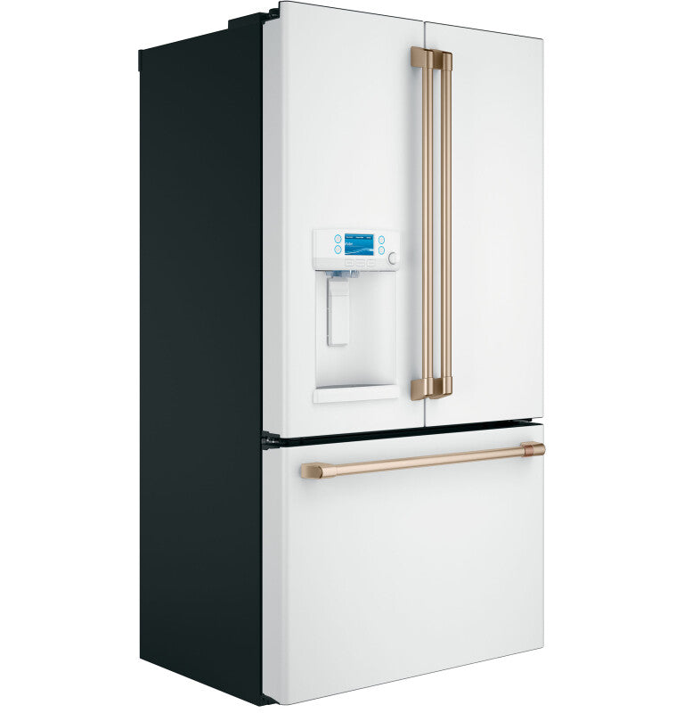 CAFE  Caf? 22.1 Cu. Ft. Smart Counter-depth French-door Refrigerator With Hot Water Dispenser - Matte White (CYE22TP4MW2)