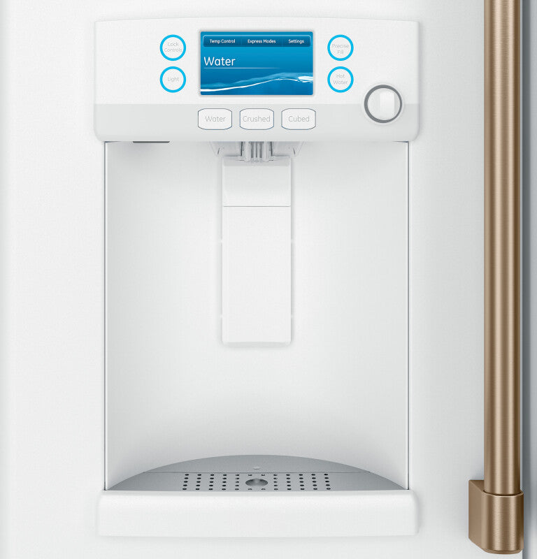 CAFE  Caf? 22.1 Cu. Ft. Smart Counter-depth French-door Refrigerator With Hot Water Dispenser - Matte White (CYE22TP4MW2)