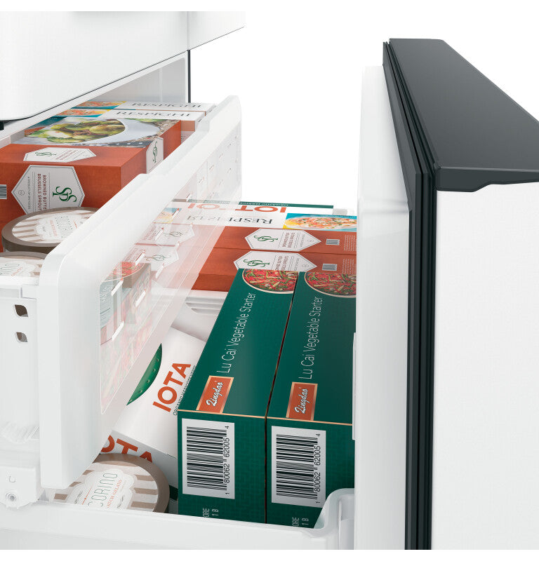 CAFE  Caf? 22.1 Cu. Ft. Smart Counter-depth French-door Refrigerator With Hot Water Dispenser - Matte White (CYE22TP4MW2)