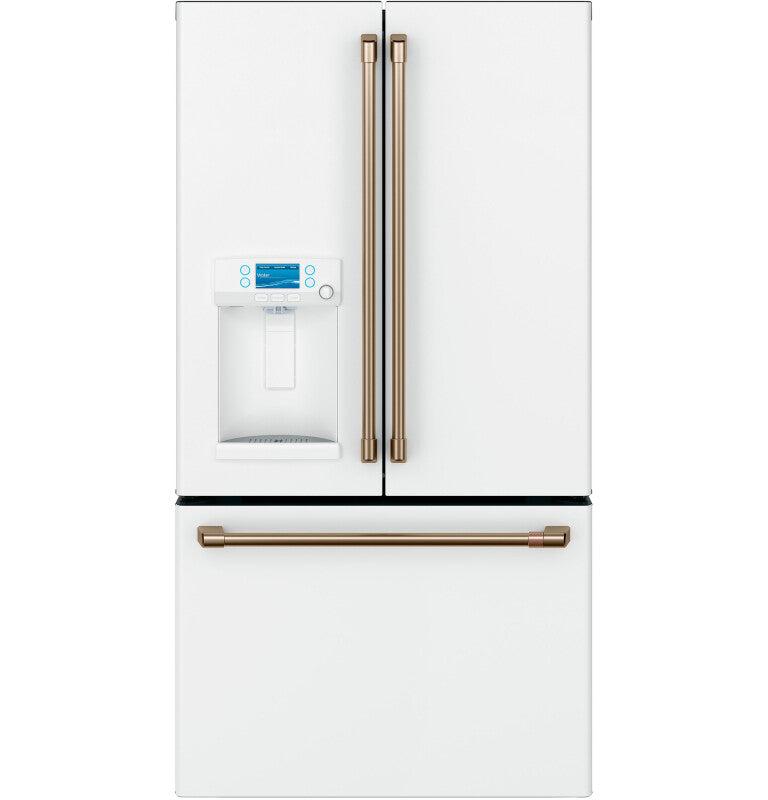 CAFE  Caf? 22.1 Cu. Ft. Smart Counter-depth French-door Refrigerator With Hot Water Dispenser - Matte White (CYE22TP4MW2)
