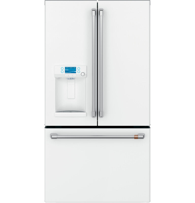 CAFE  Caf? 22.1 Cu. Ft. Smart Counter-depth French-door Refrigerator With Hot Water Dispenser - Matte White (CYE22TP4MW2)