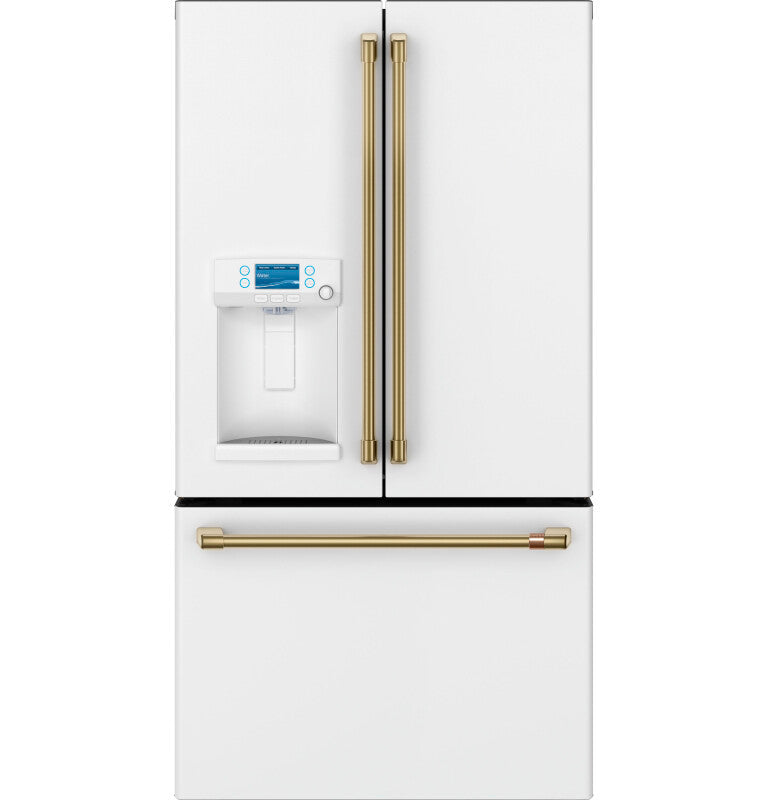 CAFE  Caf? 22.1 Cu. Ft. Smart Counter-depth French-door Refrigerator With Hot Water Dispenser - Matte White (CYE22TP4MW2)