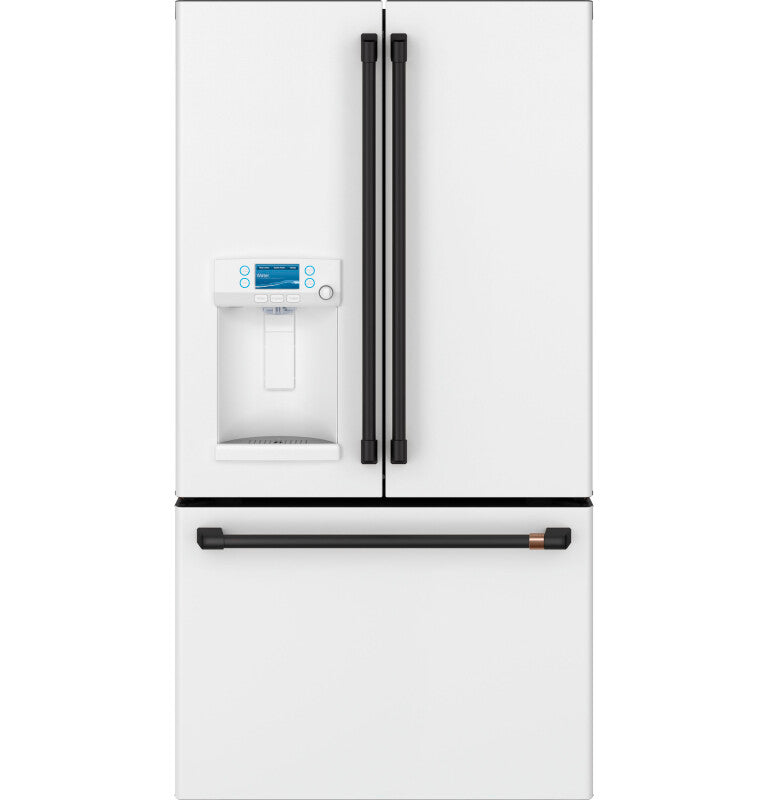 CAFE  Caf? 22.1 Cu. Ft. Smart Counter-depth French-door Refrigerator With Hot Water Dispenser - Matte White (CYE22TP4MW2)
