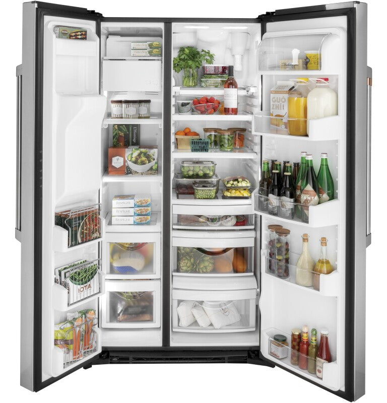 CAFE  Caf? 21.9 Cu. Ft. Counter-depth Side-by-side Refrigerator - Stainless Steel (CZS22MP2NS1)